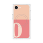 プレミアムスクエアケース with MagSafe［ オリジナル - initial two tone - O pink ］