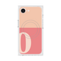 プレミアムスクエアケース with MagSafe［ オリジナル - initial two tone - O pink ］