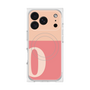 プレミアムスクエアケース with MagSafe［ オリジナル - initial two tone - O pink ］