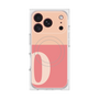 プレミアムスクエアケース with MagSafe［ オリジナル - initial two tone - O pink ］