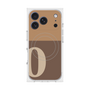 プレミアムスクエアケース with MagSafe［ オリジナル - initial two tone - O brown ］