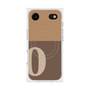 プレミアムスクエアケース with MagSafe［ オリジナル - initial two tone - O brown ］