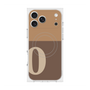 プレミアムスクエアケース with MagSafe［ オリジナル - initial two tone - O brown ］
