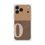 プレミアムスクエアケース with MagSafe［ オリジナル - initial two tone - O brown ］