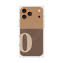プレミアムスクエアケース with MagSafe［ オリジナル - initial two tone - O brown ］