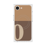 プレミアムスクエアケース with MagSafe［ オリジナル - initial two tone - O brown ］