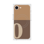 プレミアムスクエアケース with MagSafe［ オリジナル - initial two tone - O brown ］