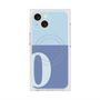 プレミアムスクエアケース with MagSafe［ オリジナル - initial two tone - O blue ］