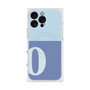 プレミアムスクエアケース with MagSafe［ オリジナル - initial two tone - O blue ］