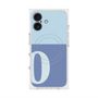 プレミアムスクエアケース with MagSafe［ オリジナル - initial two tone - O blue ］
