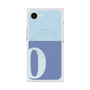 プレミアムスクエアケース with MagSafe［ オリジナル - initial two tone - O blue ］