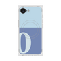 プレミアムスクエアケース with MagSafe［ オリジナル - initial two tone - O blue ］