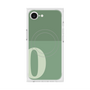 プレミアムスクエアケース with MagSafe［ オリジナル - initial two tone - O green ］