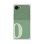 プレミアムスクエアケース with MagSafe［ オリジナル - initial two tone - O green ］