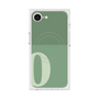 プレミアムスクエアケース with MagSafe［ オリジナル - initial two tone - O green ］