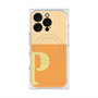 プレミアムスクエアケース with MagSafe［ オリジナル - initial two tone - P orange ］
