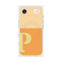 プレミアムスクエアケース with MagSafe［ オリジナル - initial two tone - P orange ］