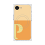 プレミアムスクエアケース with MagSafe［ オリジナル - initial two tone - P orange ］