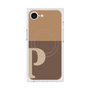 プレミアムスクエアケース with MagSafe［ オリジナル - initial two tone - P brown ］