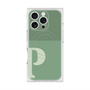 プレミアムスクエアケース with MagSafe［ オリジナル - initial two tone - P green ］
