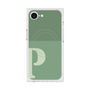 プレミアムスクエアケース with MagSafe［ オリジナル - initial two tone - P green ］