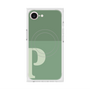 プレミアムスクエアケース with MagSafe［ オリジナル - initial two tone - P green ］
