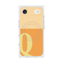プレミアムスクエアケース with MagSafe［ オリジナル - initial two tone - Q orange ］