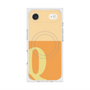 プレミアムスクエアケース with MagSafe［ オリジナル - initial two tone - Q orange ］