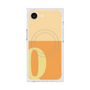 プレミアムスクエアケース with MagSafe［ オリジナル - initial two tone - Q orange ］