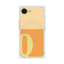 プレミアムスクエアケース with MagSafe［ オリジナル - initial two tone - Q orange ］