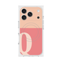 プレミアムスクエアケース with MagSafe［ オリジナル - initial two tone - Q pink ］