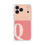 プレミアムスクエアケース with MagSafe［ オリジナル - initial two tone - Q pink ］