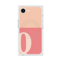 プレミアムスクエアケース with MagSafe［ オリジナル - initial two tone - Q pink ］