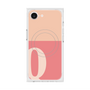 プレミアムスクエアケース with MagSafe［ オリジナル - initial two tone - Q pink ］
