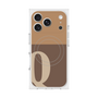 プレミアムスクエアケース with MagSafe［ オリジナル - initial two tone - Q brown ］