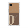 プレミアムスクエアケース with MagSafe［ オリジナル - initial two tone - Q brown ］