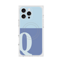 プレミアムスクエアケース with MagSafe［ オリジナル - initial two tone - Q blue ］