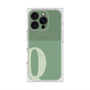 プレミアムスクエアケース with MagSafe［ オリジナル - initial two tone - Q green ］