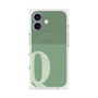プレミアムスクエアケース with MagSafe［ オリジナル - initial two tone - Q green ］