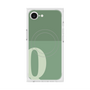 プレミアムスクエアケース with MagSafe［ オリジナル - initial two tone - Q green ］