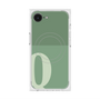 プレミアムスクエアケース with MagSafe［ オリジナル - initial two tone - Q green ］
