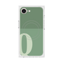 プレミアムスクエアケース with MagSafe［ オリジナル - initial two tone - Q green ］