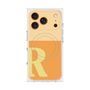 プレミアムスクエアケース with MagSafe［ オリジナル - initial two tone - R orange ］