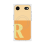 プレミアムスクエアケース with MagSafe［ オリジナル - initial two tone - R orange ］