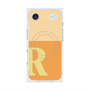 プレミアムスクエアケース with MagSafe［ オリジナル - initial two tone - R orange ］