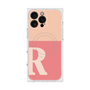プレミアムスクエアケース with MagSafe［ オリジナル - initial two tone - R pink ］