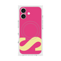 プレミアムスクエアケース with MagSafe［ オリジナル - initial color - S pink ］