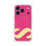 プレミアムスクエアケース with MagSafe［ オリジナル - initial color - S pink ］