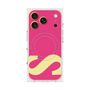 プレミアムスクエアケース with MagSafe［ オリジナル - initial color - S pink ］