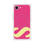 プレミアムスクエアケース with MagSafe［ オリジナル - initial color - S pink ］